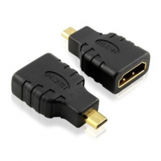Bravo-u HDMI (母) to Micro HDMI (公) 24k鍍金轉接頭