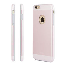 {原廠公司貨}moshi iGlaze iPhone 6/6S 4.7吋 超薄時尚保護背殼(粉)
