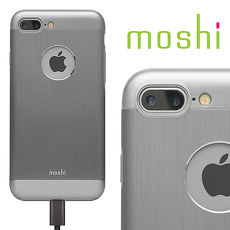 {原廠公司貨}moshi Armour for iPhone 8 / 7 Plus 超薄鋁製保護背殼
