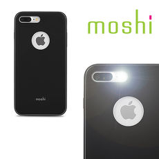 {原廠公司貨}MOSHI iGlaze for iPhone 8 / 7 Plus 超薄時尚保護背殼(經典黑)