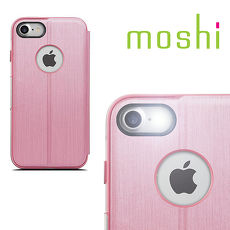 {原廠公司貨}MOSHI SenseCover for iPhone 8 / 7 感應式極簡保護套(玫瑰粉)