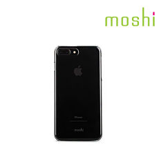 {原廠公司貨}Moshi iPhone 8 Plus/7 Plus XT 透明超薄保護外殼(隱魅黑)