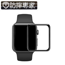 防摔專家Apple Watch 全螢幕3D曲面鋼化玻璃貼黑邊