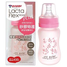 優生真母感特護玻璃奶瓶一般120ml-粉