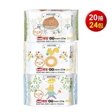 培寶超厚柔護濕巾手口臉適用20抽24包