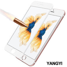 揚邑》Apple iPhone6/6s 4.7吋 滿版軟邊鋼化玻璃膜3D曲面防爆抗刮保護貼