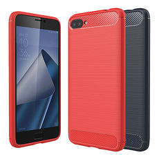 YANG YI 揚邑》ASUS ZenFone 4 Max (ZC554KL) 5.5吋 碳纖維拉絲紋軟殼散熱防震抗摔手機殼