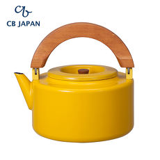 CB Japan 北歐系列琺瑯原木泡茶兩用壺森林綠