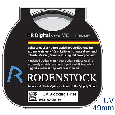 Rodenstock HR超級鍍膜UV保護鏡 49mm【公司貨】