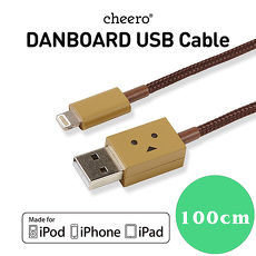 【蘋果認證】cheero 阿愣 Apple Lightning 充電傳輸線 (100公分)