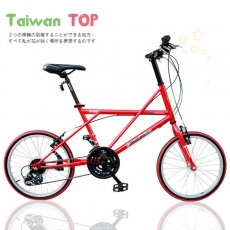 【Taiwan TOP】 SHIMANO 20吋21速 鯨魚小徑車 小徑車