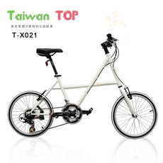 【Taiwan TOP】SHIMANO 20吋21速 X型小徑車 全新製程 網路獨家販售 小徑車