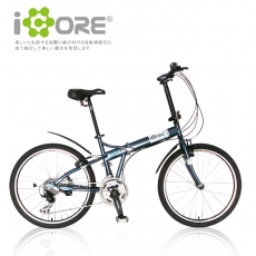 iCORE SHIMANO 24吋21速 奔騰摺疊車 2014新款上市