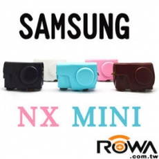【ROWA ‧ JAPAN 】 Samsung NX mini 9mm 定焦鏡 專用復古皮套