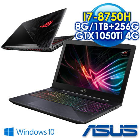 ASUS ROG GL503GE-0091D8750H (Hero) i7-8750H/ DDR4 2666 8G/ 1TB 5400rpm 8G SSHD + M.2 256GB PCIe SSD/NVIDIA GeForce GTX 1050 Ti D5 4G/WIN10