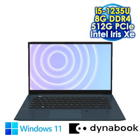 DYNABOOK CS40L-K PSY14T-00C004 黑曜藍 14吋筆電 (FHD IPS/Intel i5-1235U/8G DDR4/512G PCIE SSD/WIN 11)