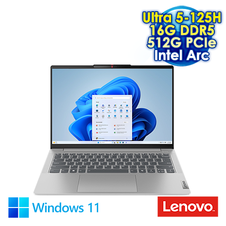 Lenovo IdeaPad Slim 5i 14吋AI筆電 (WUXGA IPS/Intel Ultra 5-125H/16G DDR5/512G PCIE SSD/WIN 11)深邃藍