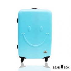 【BEAR BOX】☆莎莎代言☆ 一見你就笑☆ ABS輕硬殼微笑行李箱旅行箱(24吋)