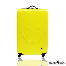 【BEAR BOX】☆莎莎代言☆ 一見你就笑☆ ABS輕硬殼微笑行李箱旅行箱(20吋)