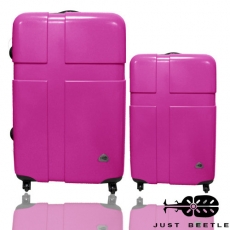 【Just Beetle】甜蜜愛琴海PC亮麗行李箱/旅行箱/登機箱/拉桿箱兩件組(28+20吋)
