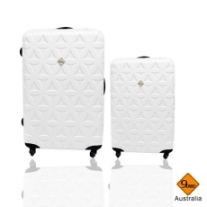 行李箱 旅行箱 Gate9花花系列(28+20)ABS霧面 拉桿箱 登機箱二件組