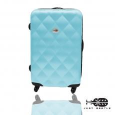 【Just Beetle】菱紋系列ABS輕硬殼行李箱/旅行箱/登機箱/拉桿箱(24吋)