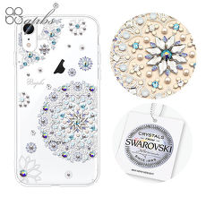 apbs iPhoneXR 施華洛世奇彩鑽手機殼-天使心