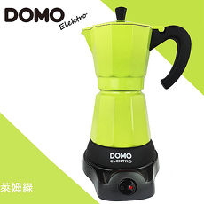 DOMO 經典電動摩卡壺DM413KT 萊姆綠