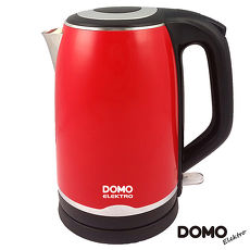 福利品【DOMO】2.0L雙層防燙不鏽鋼快煮壺DM491WKT