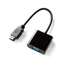 【FU】HDMI(公)轉VGA(母)免電源訊號轉換線(SR4210)