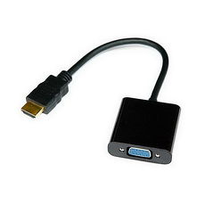【FU】HDMI(公)轉VGA(母)+3.5mm音源孔 免電源訊號轉換線(SR4208)