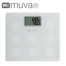 muva圓圓樂電子體重計 (典雅白)