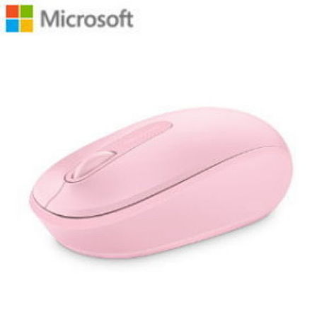【限時免運】Microsoft 無線行動滑鼠 1850 柔媚粉