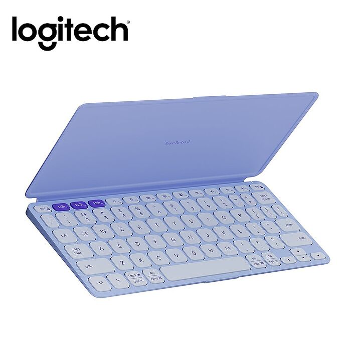 Logitech 羅技 Keys-To-Go 2 平板藍牙鍵盤 星暮紫