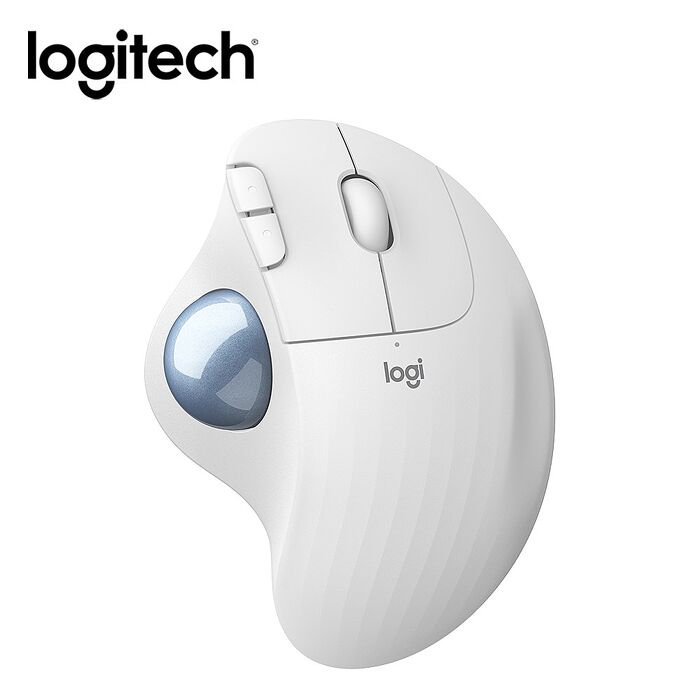 Logitech 羅技】Ergo M575 無線軌跡球滑鼠 白