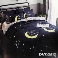 BEDDING-活性印染5x6尺春夏涼被-月色星空