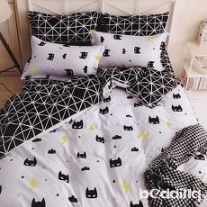 BEDDING-活性印染5x6尺春夏涼被-超人面具
