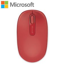 Microsoft 微軟 1850 無線行動滑鼠 火焰紅