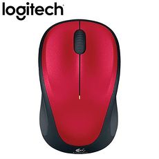 Logitech 羅技 M235 2.4G 無線滑鼠 紅