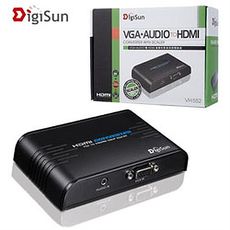 DigiSun VGA+Audio 轉 HDMI高解析影音訊號轉換器 VH552