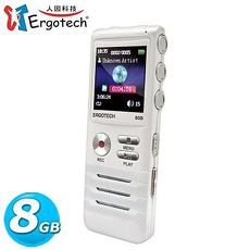 Ergotech 人因 VR74CW 零壓縮無損音質錄音筆 8G