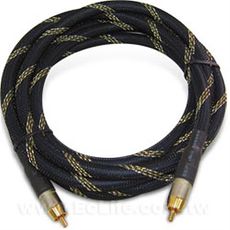 WECO 75Ω數位同軸線 1RCA公-1RCA公 3M