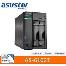ASUSTOR華芸 AS-6102T 2Bay 網路儲存伺服器