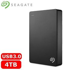 Seagate希捷 Backup Plus 2.5吋 4TB 行動硬碟-黑
