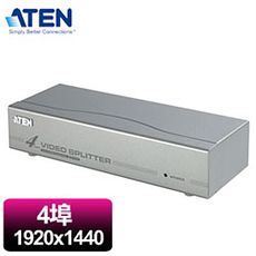 ATEN 4埠視訊螢幕分配器 VS94A