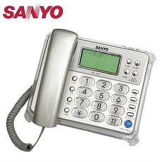 SANYO 三洋 來去電報號合弦鈴聲有線電話 TEL-813 銀