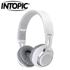 INTOPIC 廣鼎 JAZZ-BT960 藍牙摺疊耳機麥克風 白