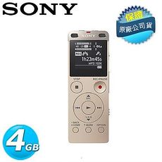 SONY 新力 ICD-UX560F 數位語音錄音筆 華麗金 4G