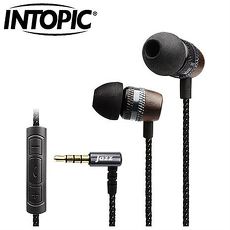 INTOPIC 廣鼎 JAZZ-I77 頸掛式鋁合金耳機麥克風 咖啡