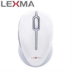 LEXMA 雷馬 M300R 無線光學滑鼠 白
